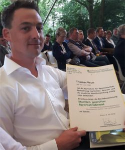 Wir gratulieren Thomas Peun herzlich ...